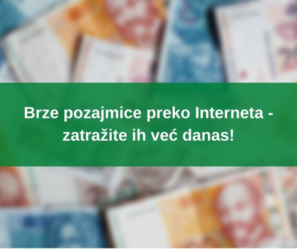         Brze pozajmice preko Interneta
