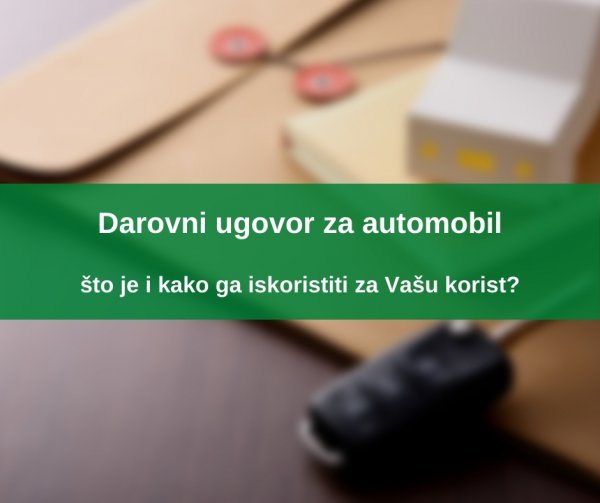 Darovni ugovor za automobil