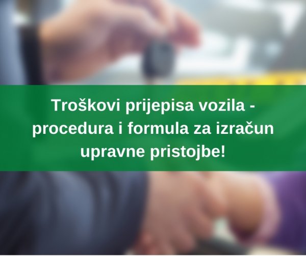 Troškovi prijepisa vozila